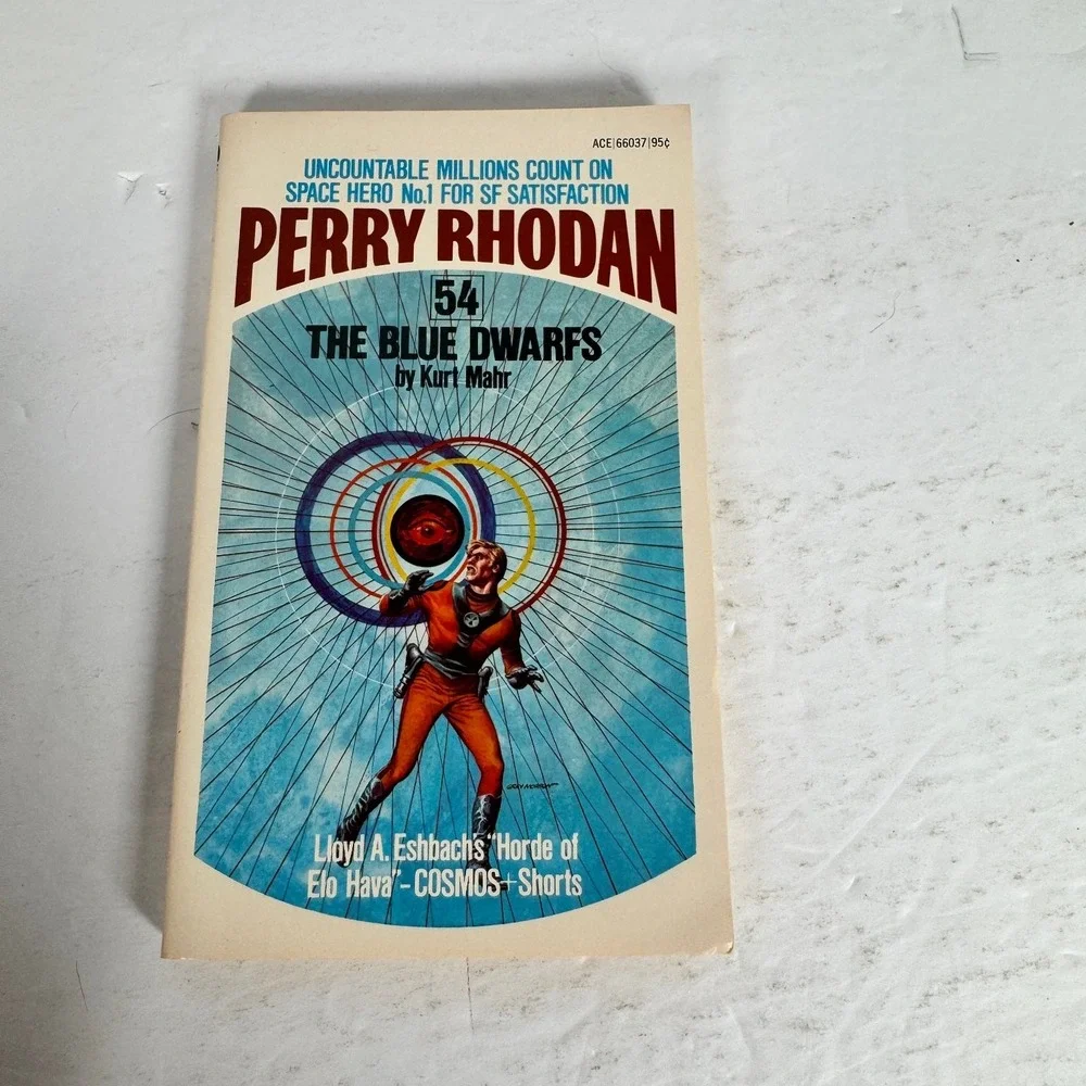 Perry Rhodan Books 50-59 Lot 1974 First Ace Printing Sci-Fi Pulp Pocket Novel